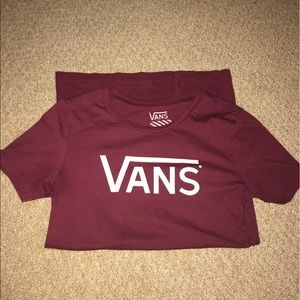 Maroon Vans Shirt